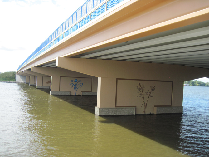 Custom Concrete Formliner with Architectural Stain
